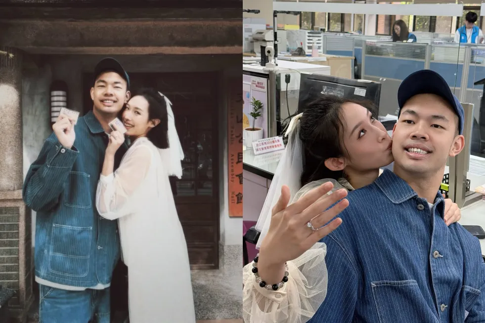 陳大天、劉樸2026年元旦公開結婚喜訊。（圖／翻攝自劉樸 IG）