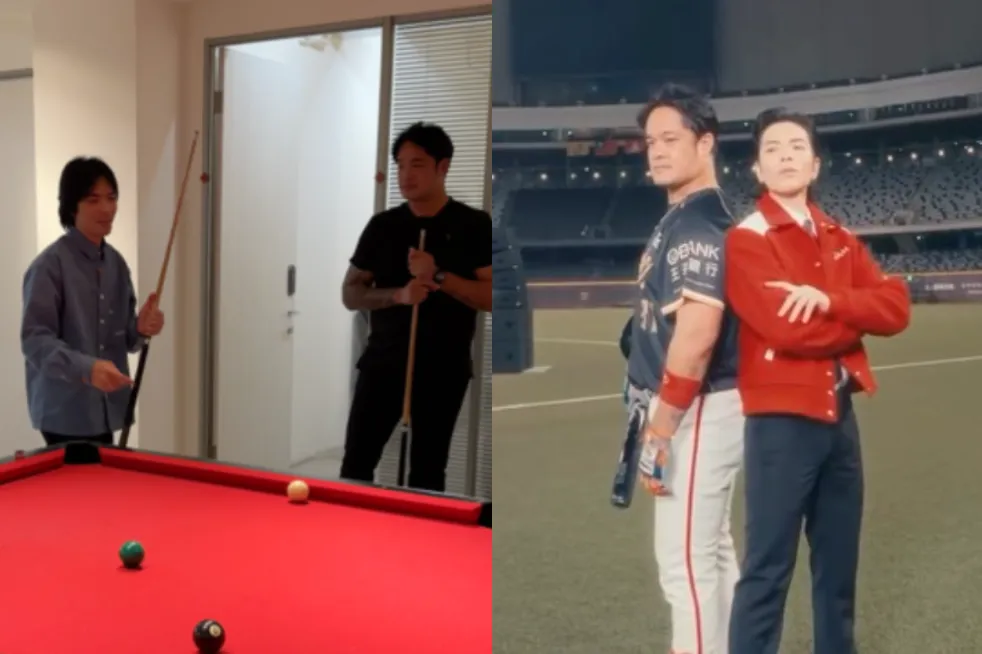 蕭敬騰受邀林智勝引退賽演唱，在演出籌備過程中，也建立了深厚情誼。（圖／翻攝自喜鵲娛樂IG）