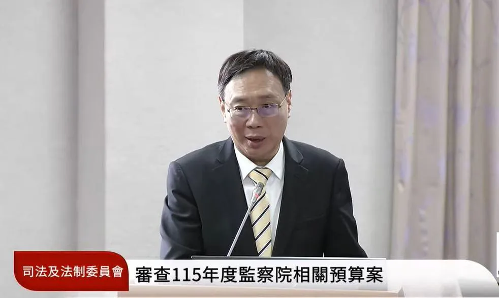 監察院秘書長黃適卓。（圖／國會頻道）