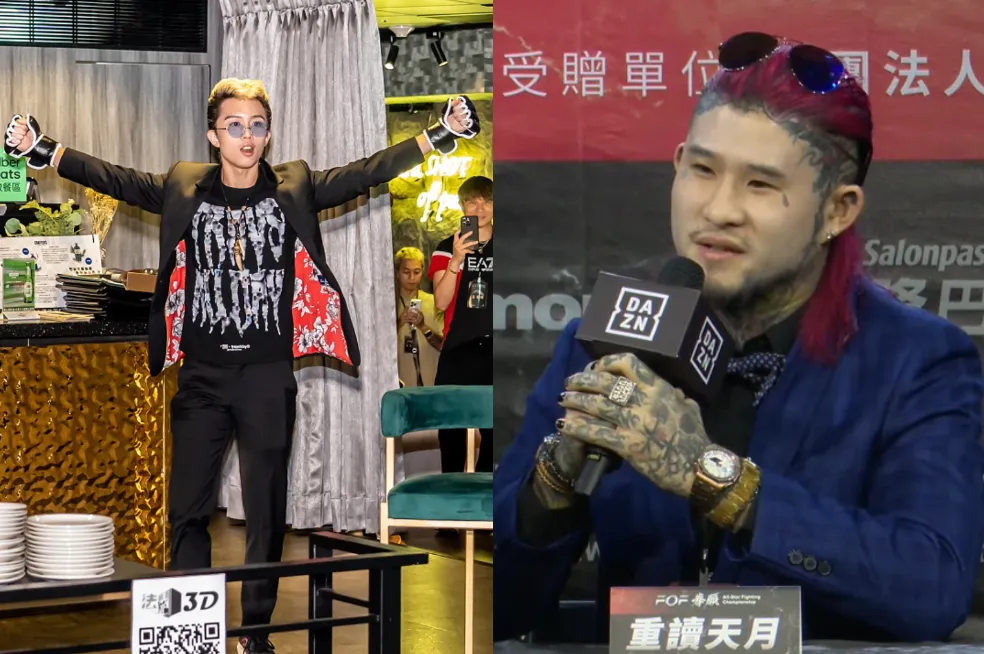重讀天月稱孫安佐可能明年才可以重返幕前。（圖／翻攝自孫安佐IG、拳願明星格鬥賽YouTube）