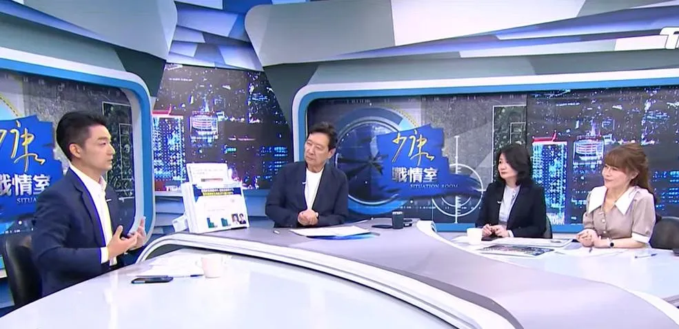 蔣萬安19日接受TVBS《少康戰情室》節目專訪。（圖／TVBS少康戰情室提供）