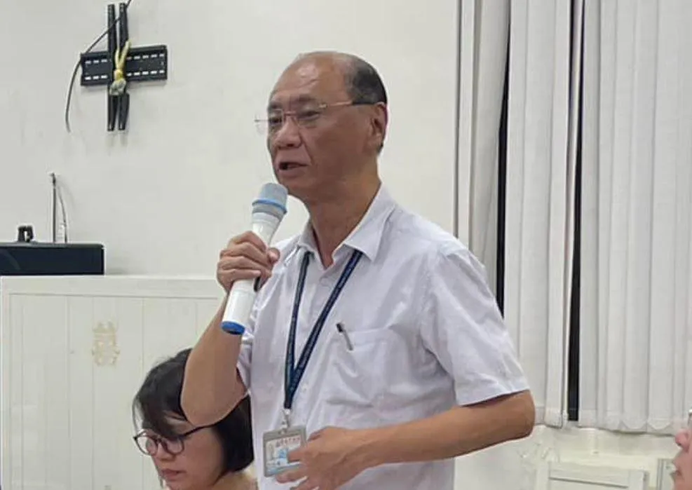 陳永德曾抱怨北市府所有政策「都歸民政局」。（圖／中天新聞）
