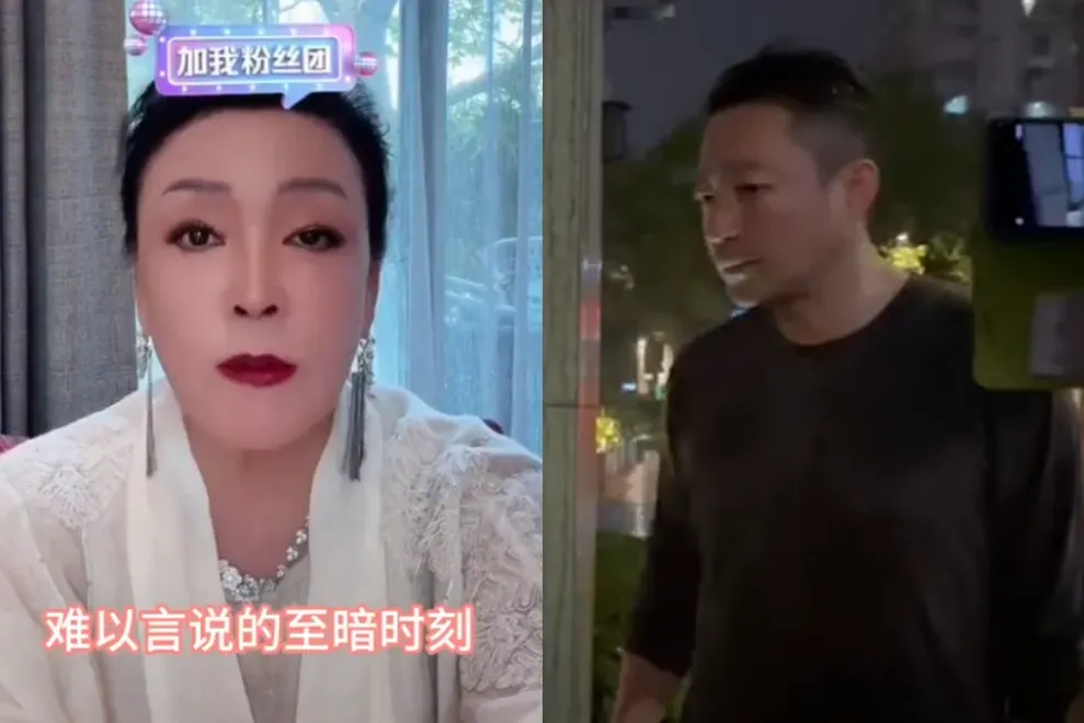 汪小菲（右）6日發語音訊息飆罵母親張蘭（左）。（圖／翻攝自微博、中天新聞）