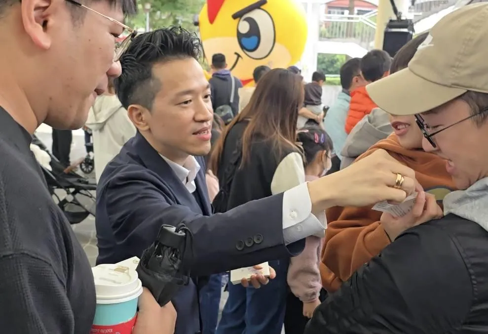 何志偉近期接連參與桃園市的親子活動，與民眾互動，了解民眾需求。（圖／主辦單位提供）