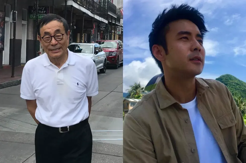 章立衡(右)先前希望能夠送父親劉家昌(左)最後一程,卻遭對方家屬拒絕。(圖/翻攝自劉家昌臉書、章立衡微博)