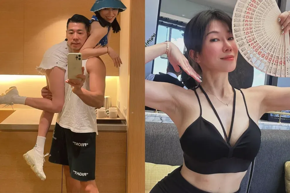 KIMIKO 2020年與教授王家玄結婚。（圖／翻攝自KIMIKO臉書）