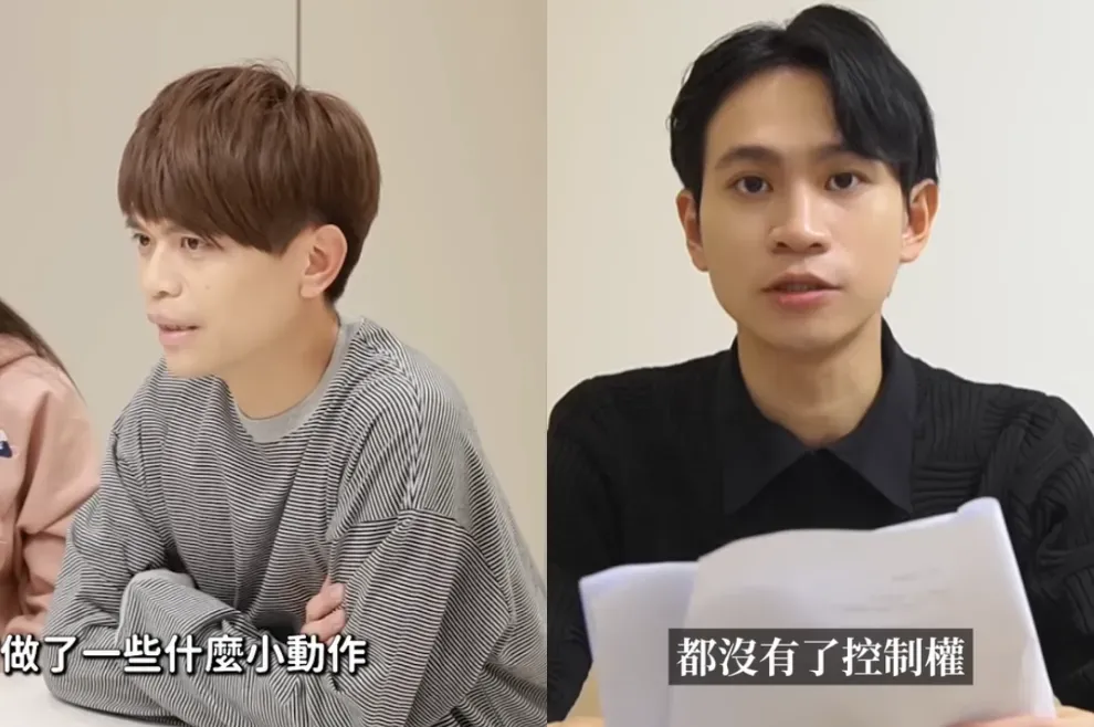 蔡阿嘎(左)與Andy(右)都是巨蟹座。(圖/翻攝自蔡阿嘎、Andy YouTube)