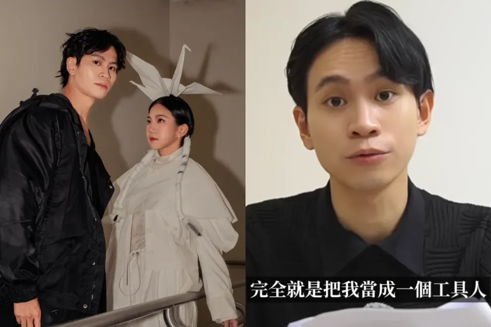 Andy 11日上新片控訴經營10年的「眾量級CROWD」YouTube頻道被前女友家寧整家人奪走。（圖／翻攝自眾量級CROWD臉書、Andy老師 YouTube）