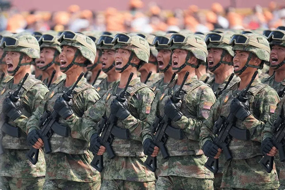 參加今年93閱兵的解放軍信息支援部隊。(圖/中國軍網)