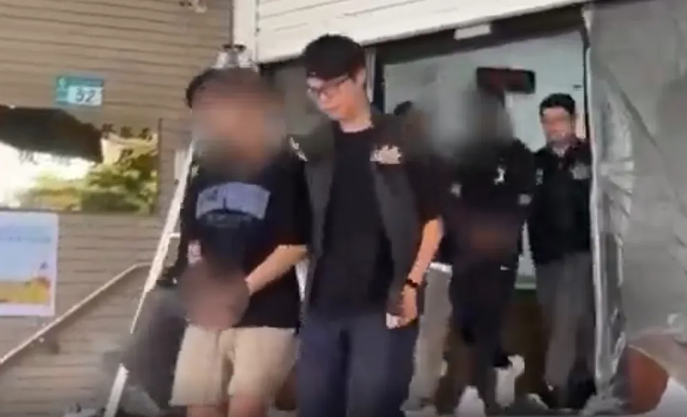 刑事警察局偵破竹聯幫南○會詐欺集團，主嫌黃○○等22人落網。（圖／刑事局提供）