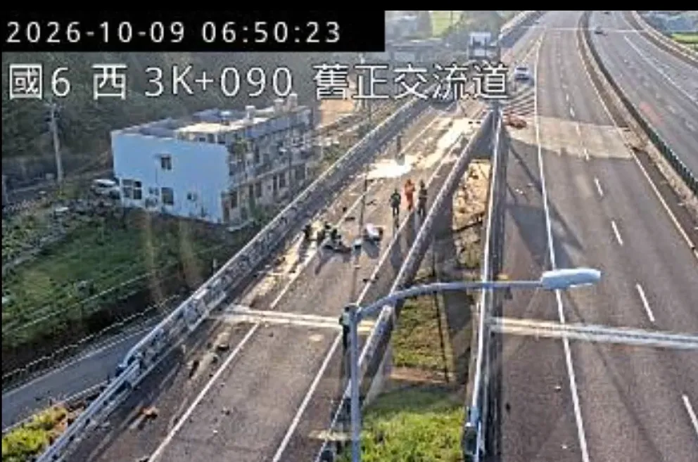 車禍現場。（圖／翻攝畫面）