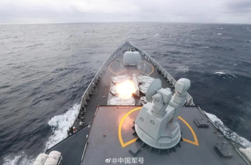軍演示意圖。(圖/解放軍官方微博)