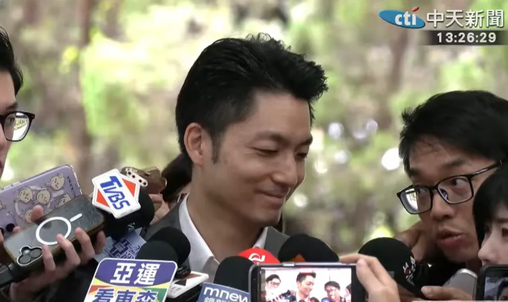 蔣萬安7日受訪。（圖／中天新聞）