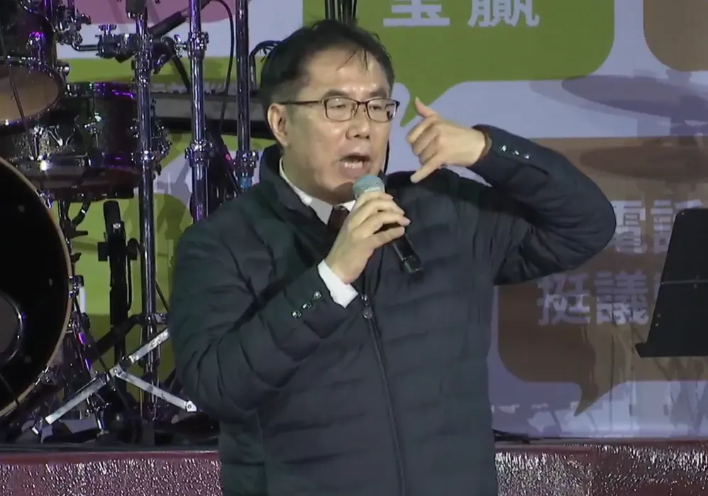 台南市長幫林俊憲拉票,結果沒能順利交棒。(資料照)