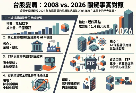 大怒神後又噴了!一圖秒懂台股2008今昔差異