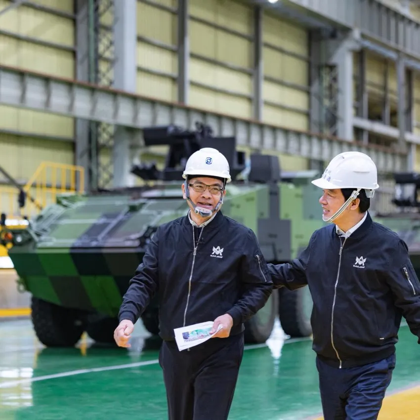 專訪地點選在兵工廠!賴清德:國防產業有機會成下一座護國神山
