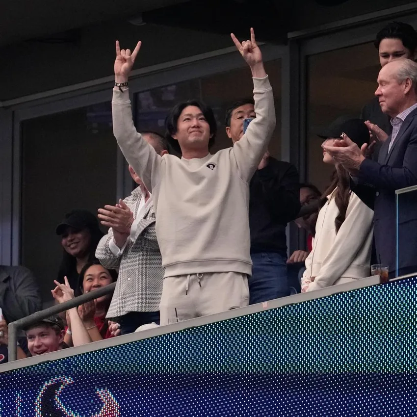 MLB/休士頓球迷歡迎你! 今井達也公開現身獲滿場歡呼
