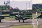 空軍「天龍操演」3主力戰機展鷹姿 39秒影片超震撼