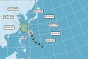 中颱「卡努」海上散步、變胖中　8/3最接近台灣、影響相對強