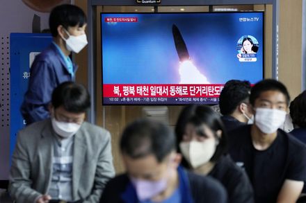 向美航母打擊群示威？南韓：北韓所射短程導彈係「北韓版伊斯坎德爾導彈」