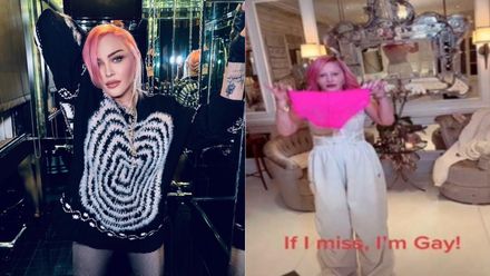 64歲瑪丹娜疑「宣佈出櫃」！丟內褲決定性取向　數度公開吻女性照片曝