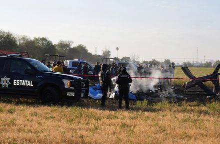 【影】墨西哥傳直升機墜機意外　機上5人全數罹難