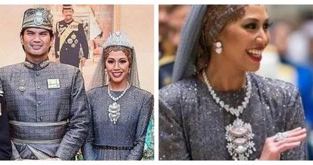 汶萊皇室嫁公主奢華無極限　胸前超大串鑽石項鍊閃瞎眾人