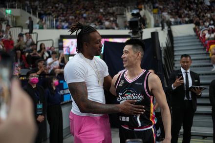 影/跨聯盟夢幻合體！魔獸降臨和平籃球館　台灣首度同框前NBA隊友林書豪