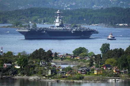 65年來首次！美軍福特號航母高調抵達挪威　引發俄國不滿