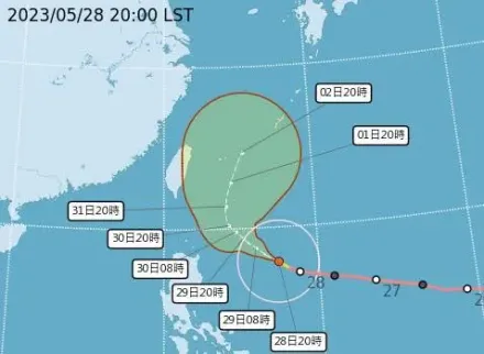 轉弱ing！吳德榮：瑪娃颱風估明北轉「觸台」中南部才有感