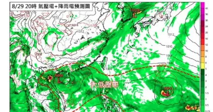 午後雷雨炸整周！氣象粉專曝「颱風大溫床」現蹤：熱帶系統又開始活躍