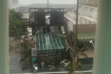 海葵颱風/暴風肆虐綠島！民宿不敵10級狂風　2樓被吹散剩骨架