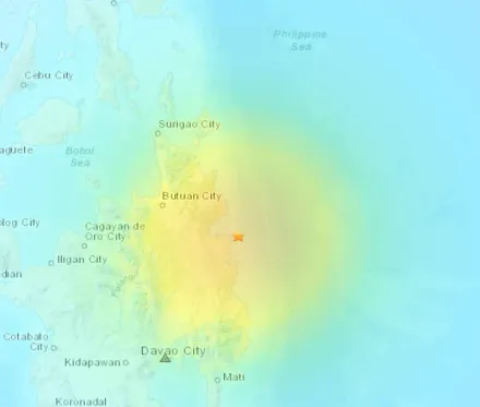 快訊/菲律賓規模7.6強震！氣象署發布海嘯警報　0:46台灣沿海嚴防海浪湧升
