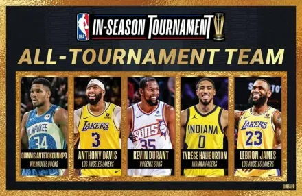 從雞肋到熱門！NBA公布季中賽最佳5人　冠軍湖人唯一入選2球星